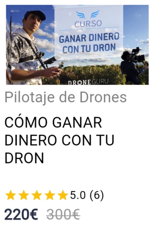 Ganar dinero con drone